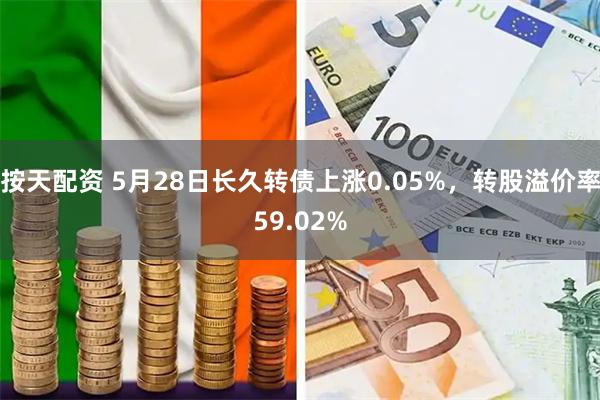 按天配资 5月28日长久转债上涨0.05%，转股溢价率59.02%