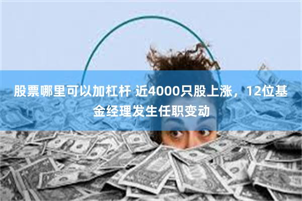 股票哪里可以加杠杆 近4000只股上涨，12位基金经理发生任职变动