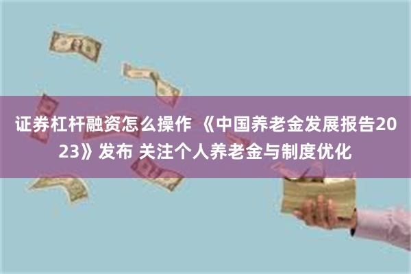 证券杠杆融资怎么操作 《中国养老金发展报告2023》发布 关注个人养老金与制度优化