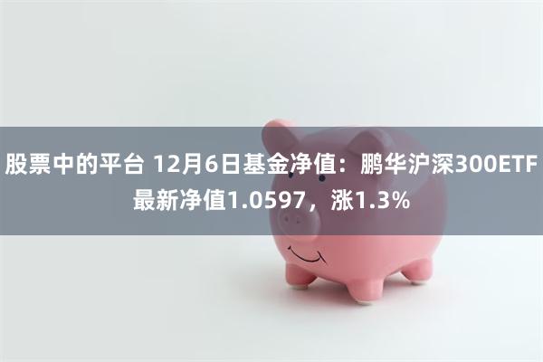 股票中的平台 12月6日基金净值：鹏华沪深300ETF最新净值1.0597，涨1.3%