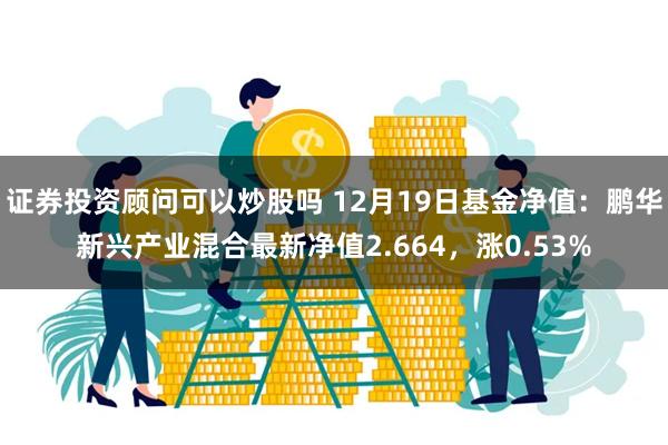 证券投资顾问可以炒股吗 12月19日基金净值：鹏华新兴产业混合最新净值2.664，涨0.53%